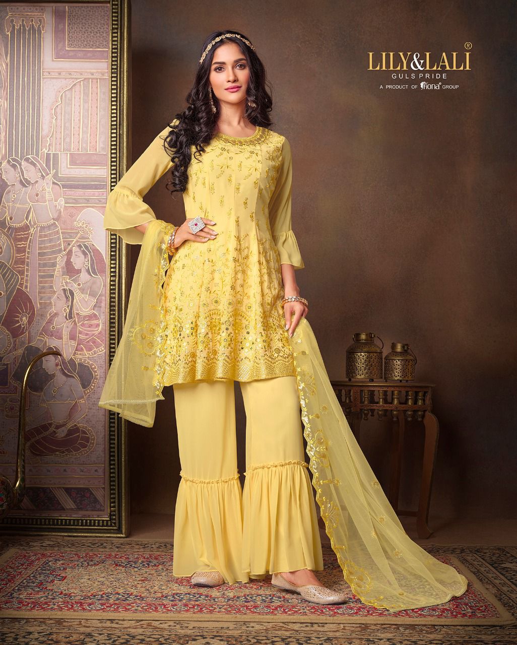 Lily And Lali Arizona Fancy Latest Designer Festive Wear Georgette Salwar Suit Collection